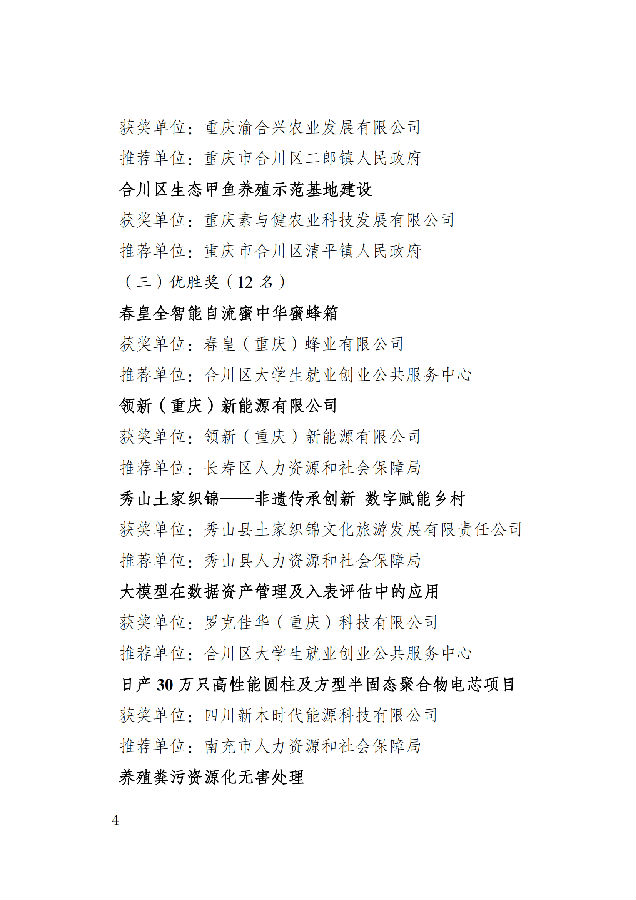 合川府办〔2024〕29号关于合川区第十三届创业创新大赛暨成渝地区双城经济圈创业创新邀请赛获奖情况的通报(3)_03.png